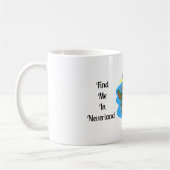 Finden Sie mich in Neverland Kaffeetasse (Links)