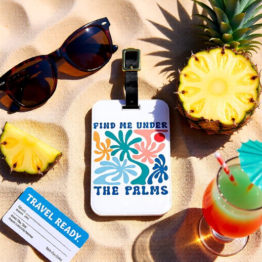 Finden Sie mich unter dem Thema Palm Sommer Gepäckanhänger