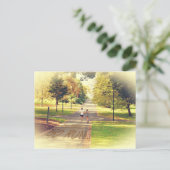 Finden Sie selbst Go Run auf Fitzroy Gardens Melbo Postkarte (Stehend Vorderseite)