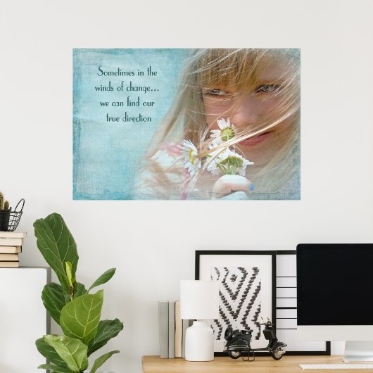 Finden Sie unsere wahre Richtung Poster (Heimbüro)