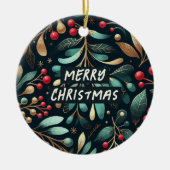 Finden Sie Weihnachten, die Ihr Selbstwertgefühl w Keramik Ornament (Vorne)