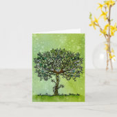 Finden Sie Zeit für Dinge, die glücklich sind, am  Karte (Gelbe Blume)