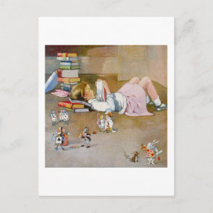 FINDEN VON WONDERLAND POSTKARTE
