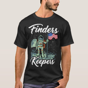 Finders Keepers Astronaut Moon Landung T-Shirt