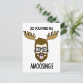 Findest du mir was zu essen? postkarte (Stehend Vorderseite)