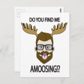 Findest du mir was zu essen? postkarte (Vorne/Hinten)