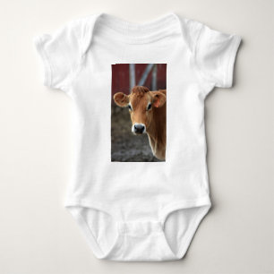 Findest du nicht, dass ich Hübsch Jersey Cow bin? Baby Strampler