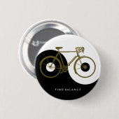 FINDET BALANCE / Yin Yang-Fahrrad Button (Vorne & Hinten)
