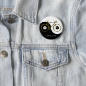 FINDET BALANCE / Yin Yang-Fahrrad Button (Beispiel)
