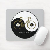 FINDET BALANCE / Yin Yang-Fahrrad Mousepad (Mit Mouse)