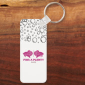 Findet einen viel zu ladenden Betta-Schlüsselanhän Schlüsselanhänger (Rückseite)