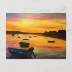 Findhorn Sunset Postkarte
