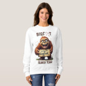Finding Bigfoot Sasquatch Selfie Black Sweatshirt (Vorne ganz)