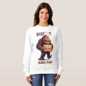 Finding Bigfoot Sasquatch Selfie Black Sweatshirt (Vorne ganz)