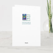 "Finding Light" Greeting card Karte (Rückseite)