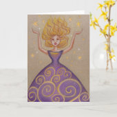 "Finding Light" Greeting card Karte (Gelbe Blume)