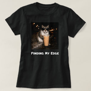 Finding My Edge Kaffee Fokus Motivation Design T-Shirt