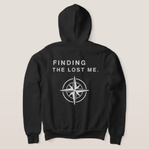 Finding The Lost Me Compass Graphic Streetwear Hoodie