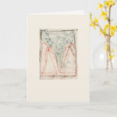 Finding the space between thoughts karte (Gelbe Blume)