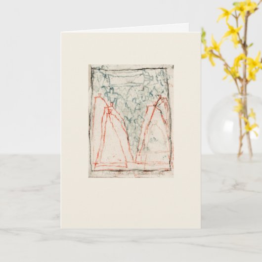 Finding the space between thoughts karte (Gelbe Blume)