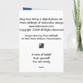 Finding Your Wings Karte (Rückseite)