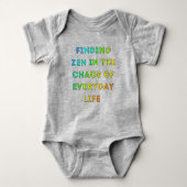 Finding Zen Baby Strampler (Vorderseite)