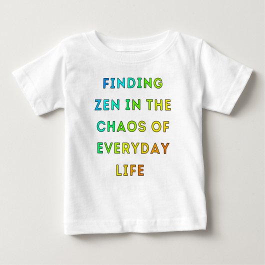 Finding Zen Baby T-shirt (Vorderseite)