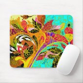 Fine Abstrakt Coole Niedliche Girly Retro-Mode Mousepad (Mit Mouse)