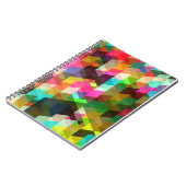 Fine Abstrakt Coole Niedliche Girly Retro-Mode Notizblock (Linke Seite)