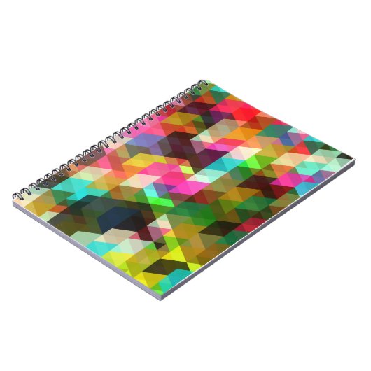 Fine Abstrakt Coole Niedliche Girly Retro-Mode Notizblock (Linke Seite)