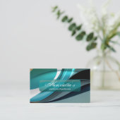 Fine Abstrakt Coole Niedliche Girly Retro-Mode Visitenkarte (Stehend Vorderseite)