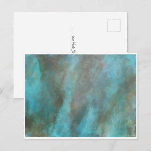 Fine Art Abstrakt Postkarte (Vorne/Hinten)