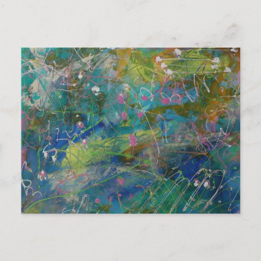 Fine Art Abstrakt Postkarte (Vorderseite)