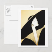 Fine Art - "Anspruchsvolle Lady" Postkarte (Vorne/Hinten)