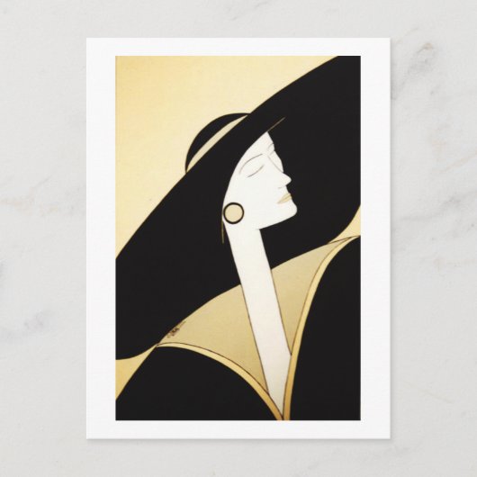 Fine Art - "Anspruchsvolle Lady" Postkarte (Vorderseite)