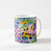 Fine Art background. Seamless pattern with grunge Kaffeetasse (VorderseiteRechts)
