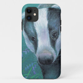 Fine Art Badger in der Bluebell-Holzmalerei Case-Mate iPhone Hülle