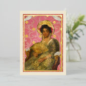 Fine Art Beauty Valentine Folien Feiertagskarte (Stehend vorne)