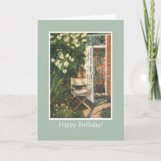 Fine Art Birthday Card - Platz in der Sonne Karte (Vorderseite)