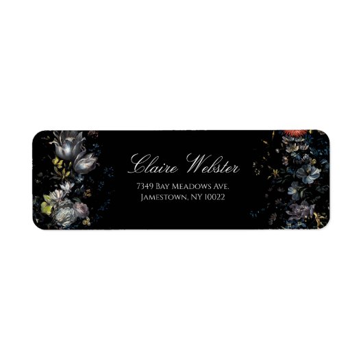 Fine Art Black Floral (Vorne)