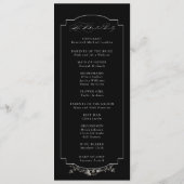 Fine Art Black Floral Calligraphy Programm (Rückseite)