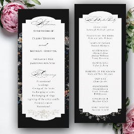 Fine Art Black Floral Calligraphy Programm