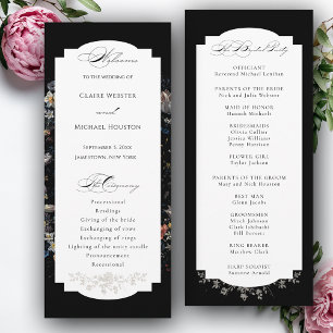 Fine Art Black Floral Calligraphy Programm