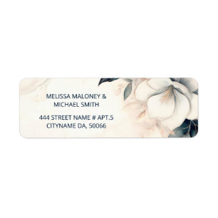 Fine Art Blue Ivory Blume    Hochzeit