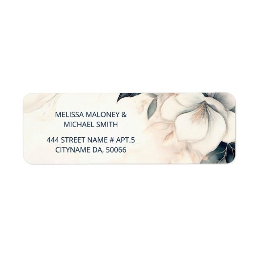 Fine Art Blue Ivory Flower | Wedding (Vorne)