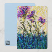 Fine Art Bright FloRAL Dopamin Dekoration Zeitgenö (Vorne/Hinten)