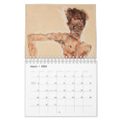FINE ART CALENDAR : EGON SCHIELE: Zeichnungen Kalender (Mär 2026)