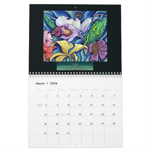 Fine Art Calendar von Clayton Bryant Young Kalender (Mär 2026)