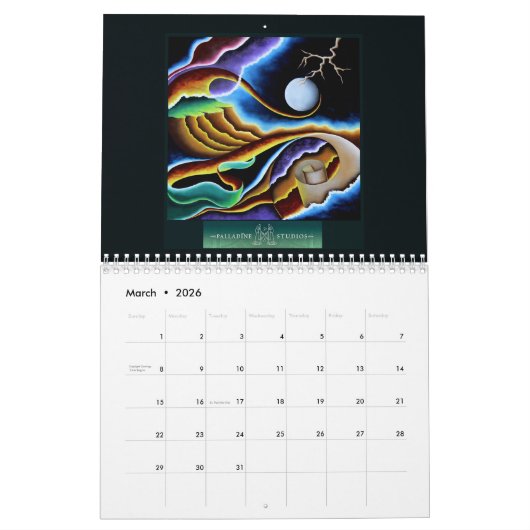 Fine Art Calendar von Clayton Bryant Young Kalender (Mär 2026)