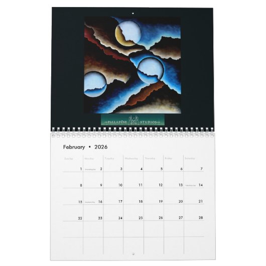 Fine Art Calendar von Clayton Bryant Young Kalender (Feb 2026)